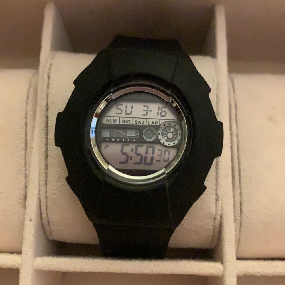Water Resistant Changeable Band Black Watch